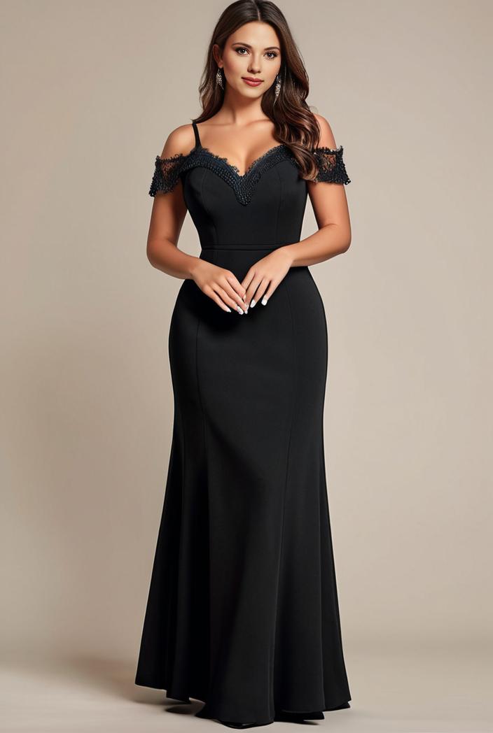 stylish plus size bodycon deep v neck sequin evening dress 109166