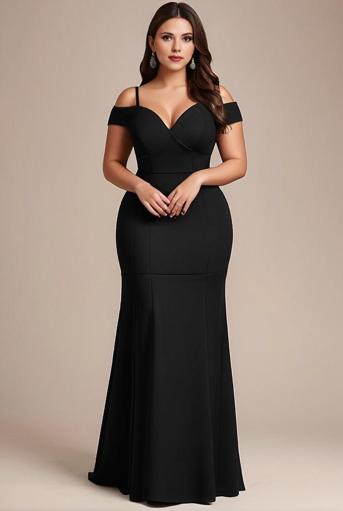 stylish plus size bodycon deep v neck sequin evening dress 109169