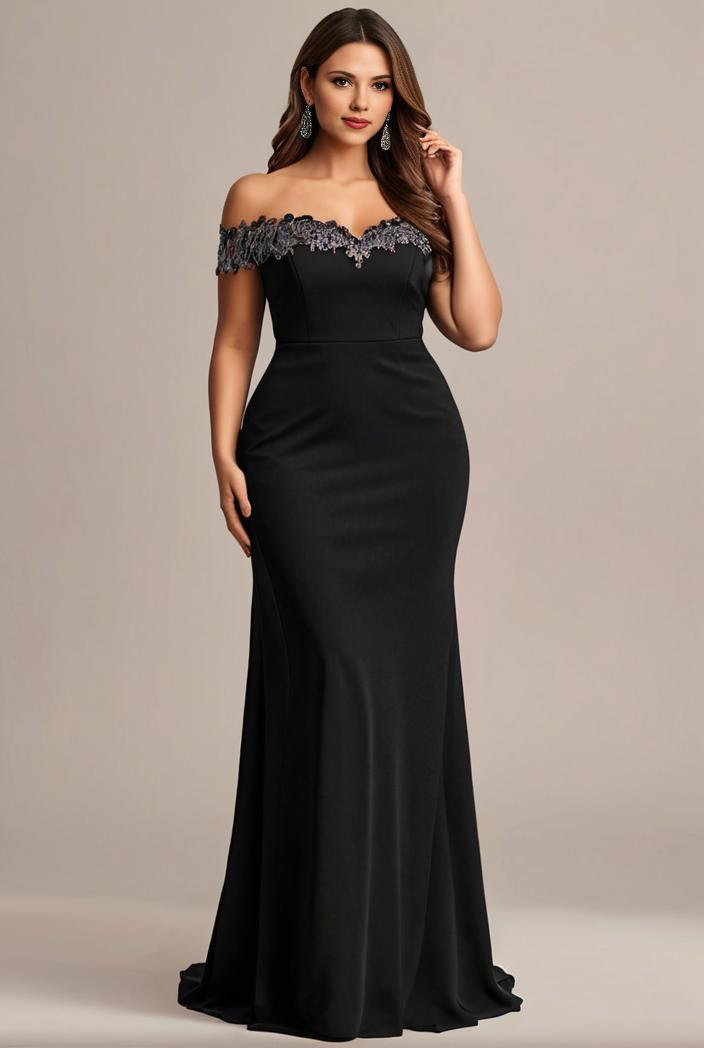 stylish plus size bodycon deep v neck sequin evening dress 109173