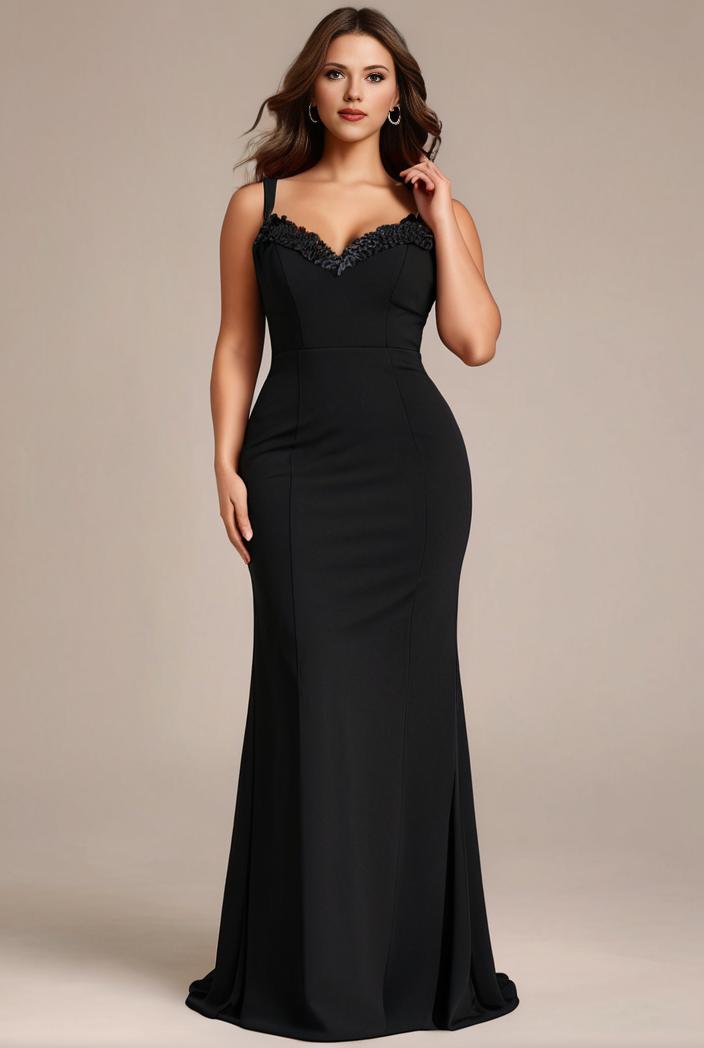 stylish plus size bodycon deep v neck sequin evening dress 109178