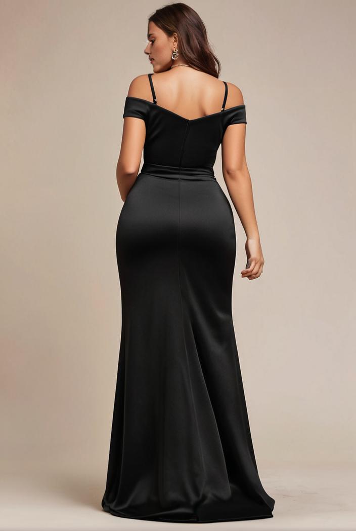 stylish plus size bodycon deep v neck sequin evening dress 109192