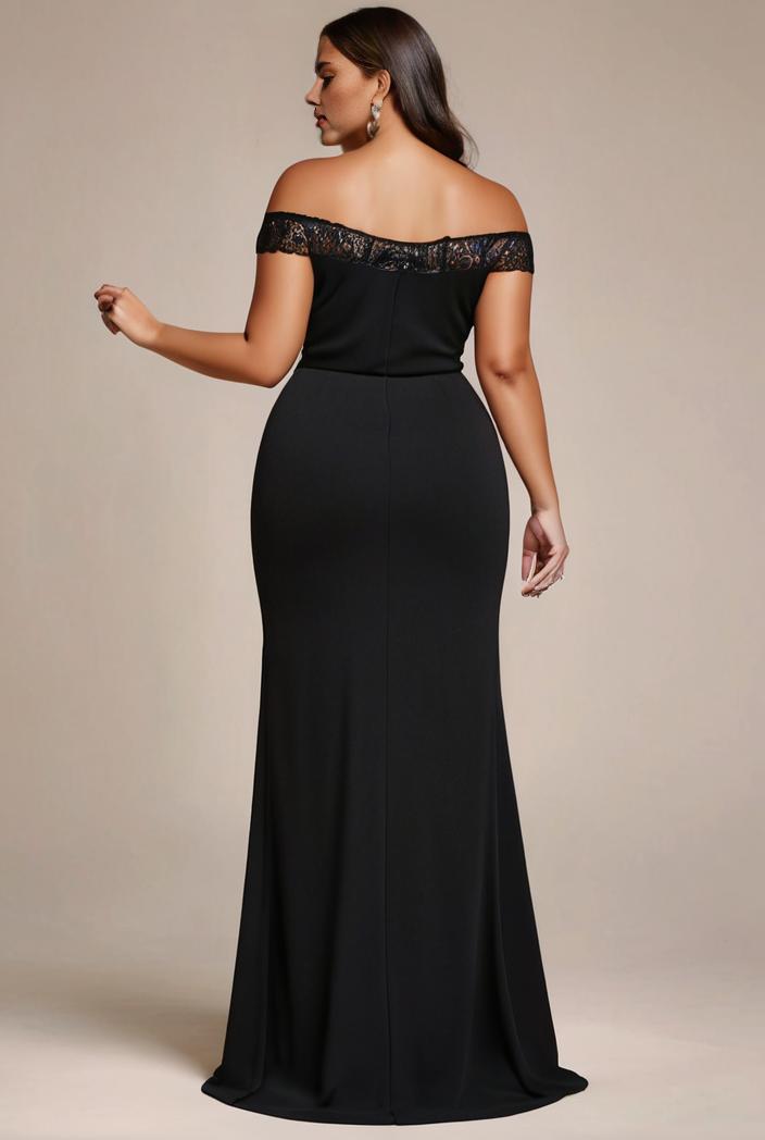 stylish plus size bodycon deep v neck sequin evening dress 109193