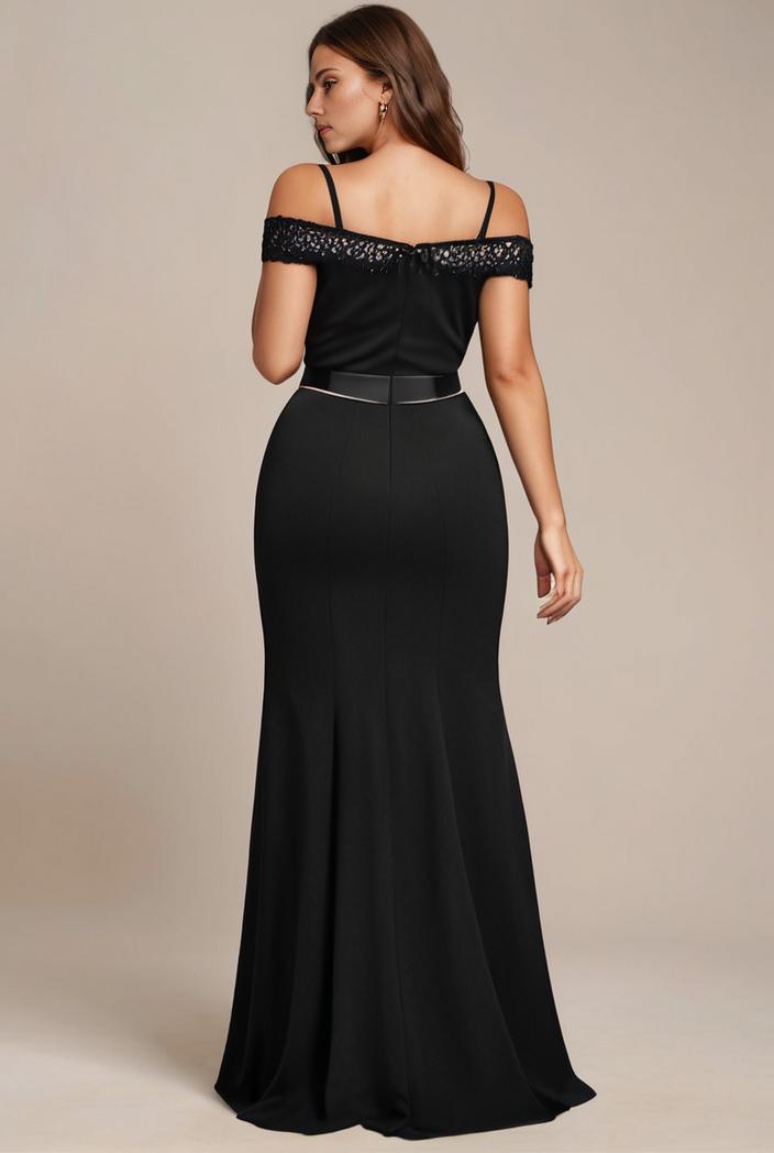 stylish plus size bodycon deep v neck sequin evening dress 109195