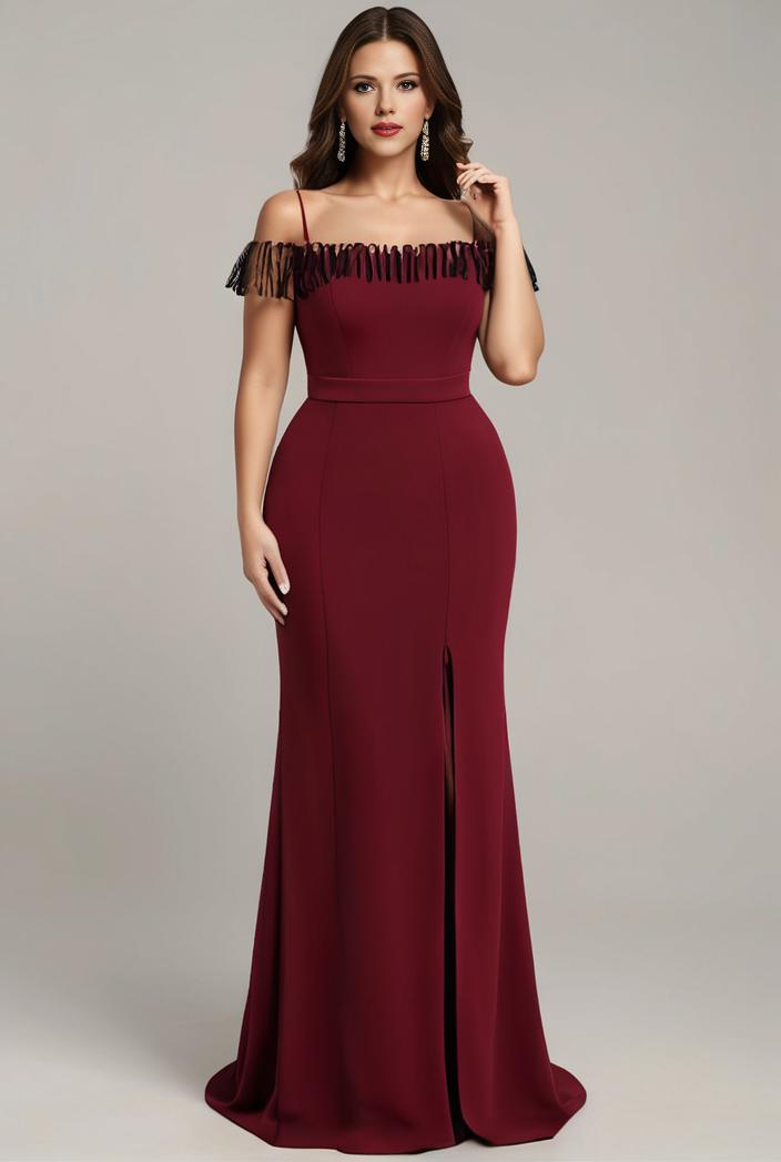 stylish plus size bodycon deep v neck sequin evening dress 109203