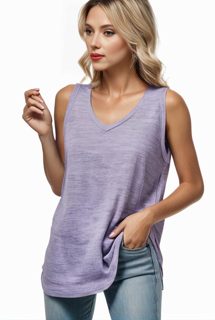 tops pleated hollow square neck sleeveless tank top 112706