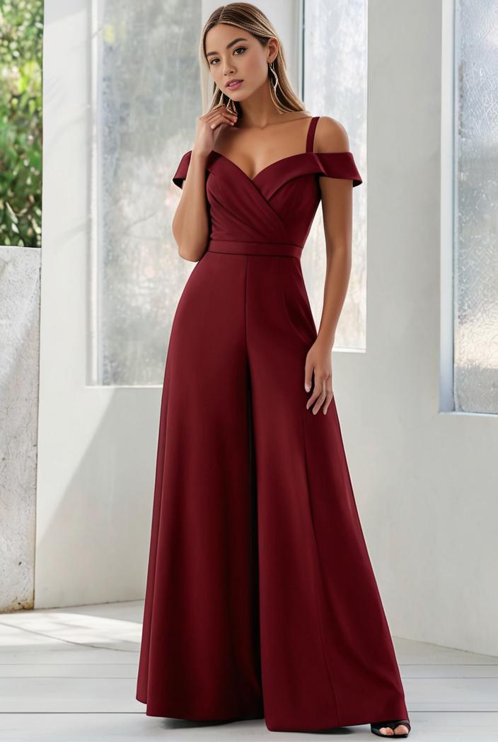 convertible chiffon lace open back spaghetti straps bridesmaid dress 135501