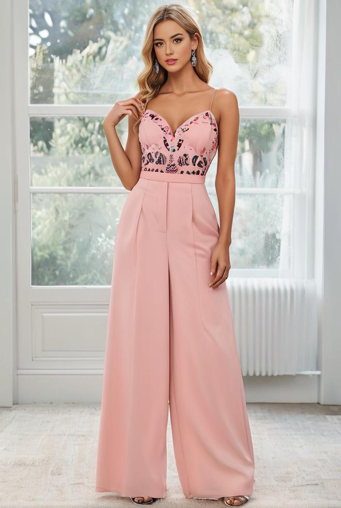 convertible chiffon lace open back spaghetti straps bridesmaid dress 135657