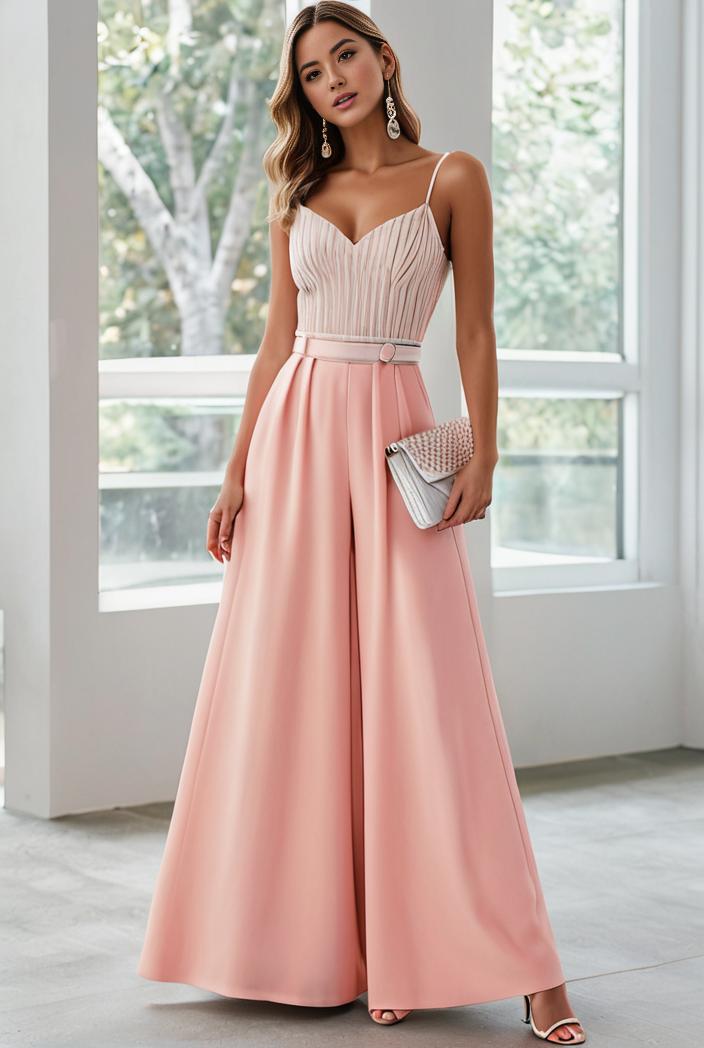 convertible chiffon lace open back spaghetti straps bridesmaid dress 135669