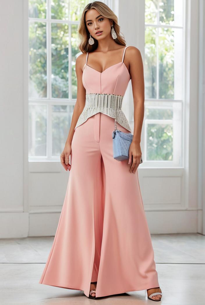 convertible chiffon lace open back spaghetti straps bridesmaid dress 135672