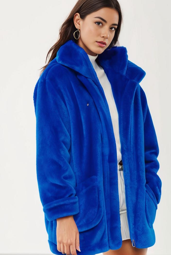 cozy winter teddy coat for women 135976