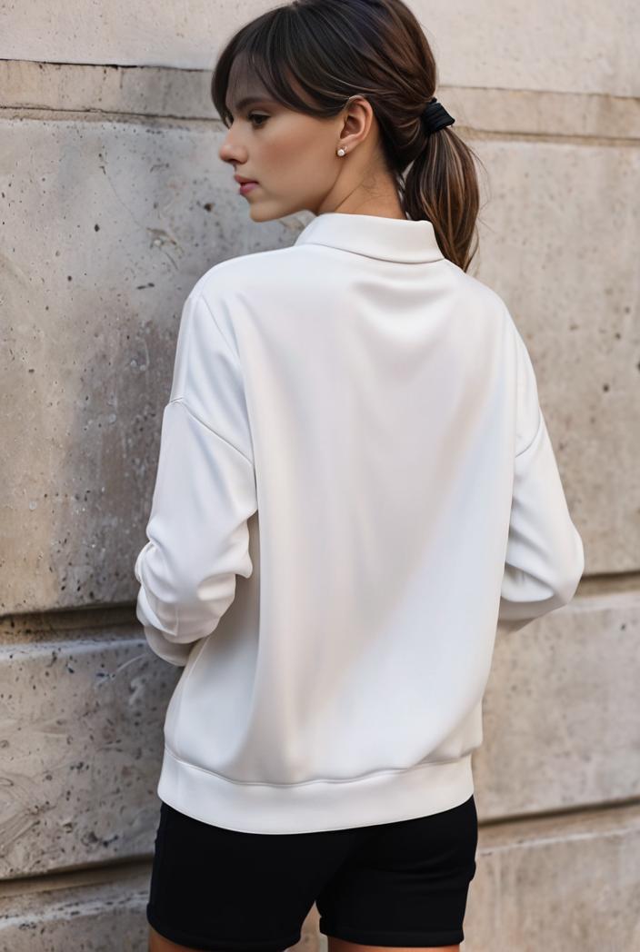 elegant stylish slim lapel long sleeve blouse 129555