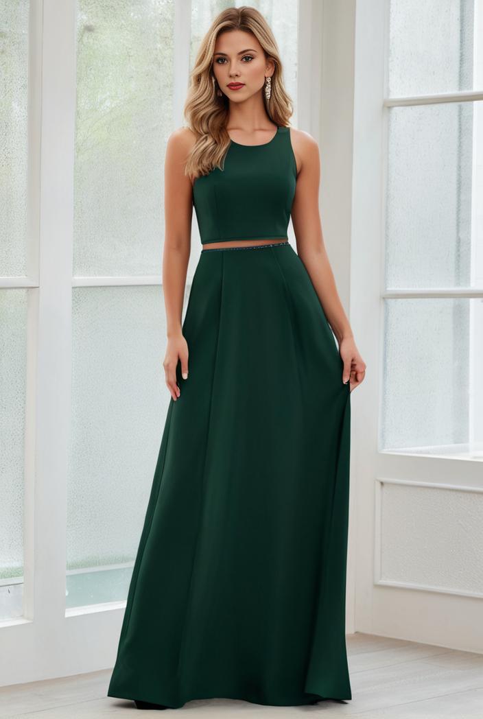 flowy chiffon one shoulder with three straps bridesmaid dress 131731