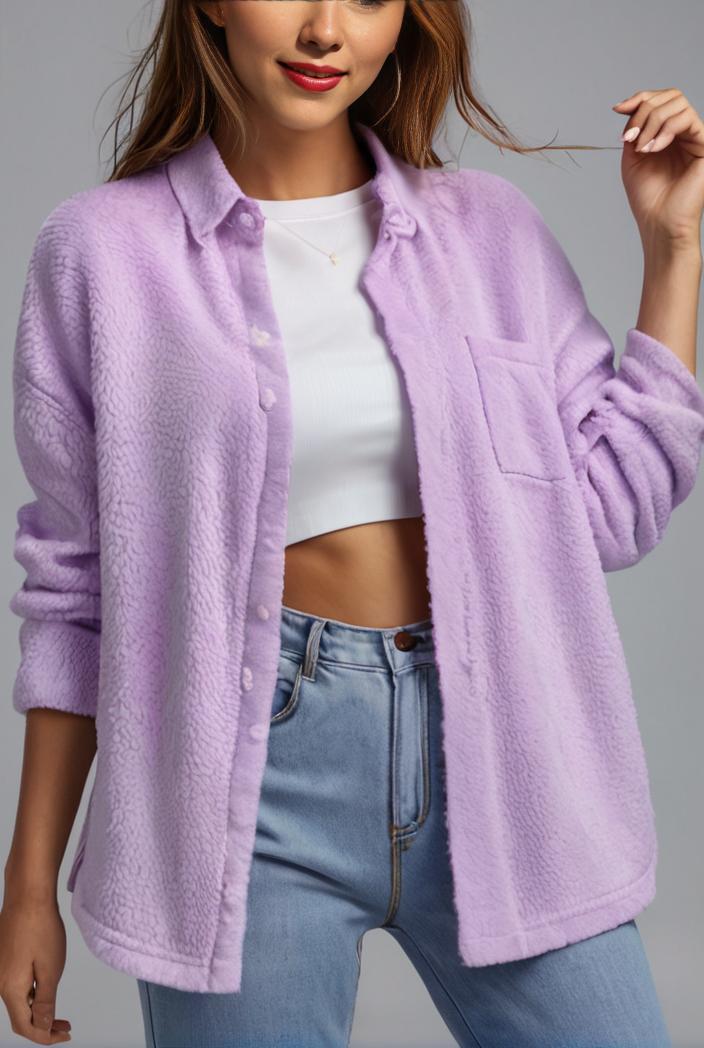 medium long tattered loose denim coat 135359