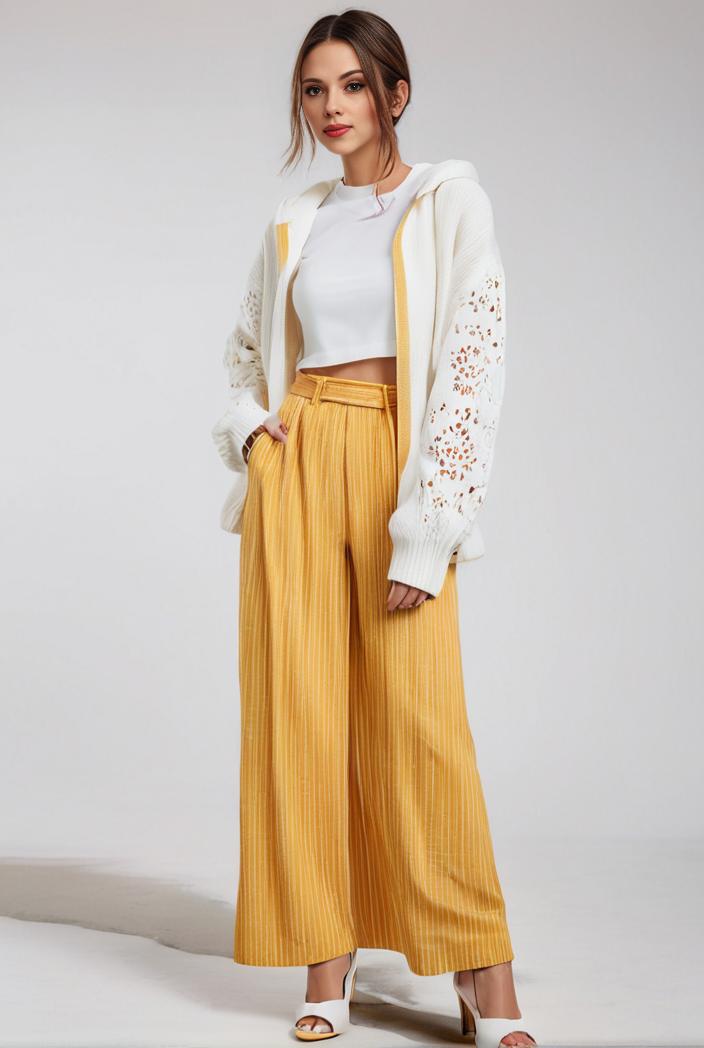 pleated high waist commuting temperament maxi dress 136044