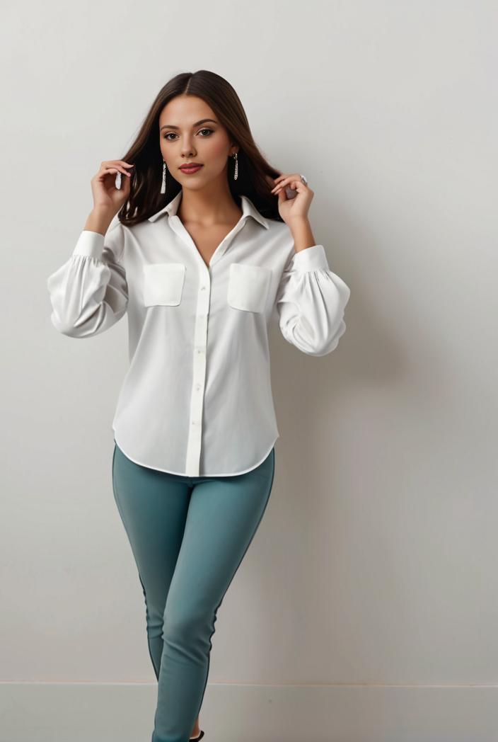 plus size casual blouse women s plus solid button up lantern sleeve turn down collar nipped waist blouse 138109
