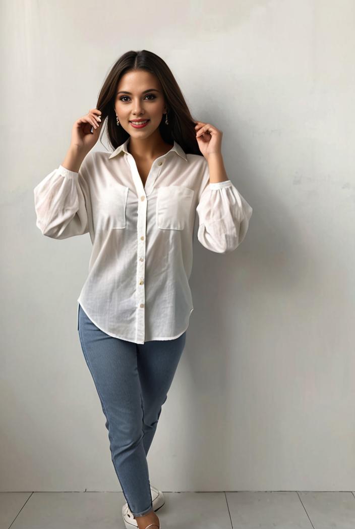 plus size casual blouse women s plus solid button up lantern sleeve turn down collar nipped waist blouse 138112
