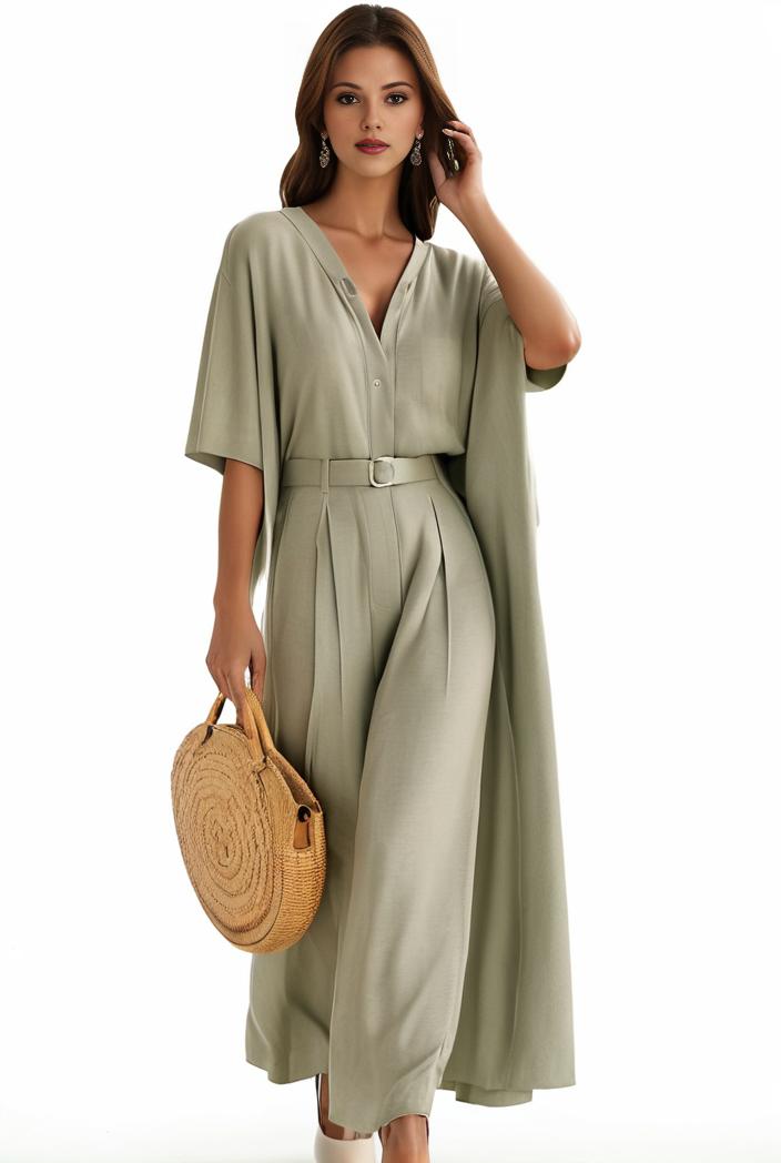 plus size casual dress women s plus solid v neck short sleeve ruffle trim smock dress 138163