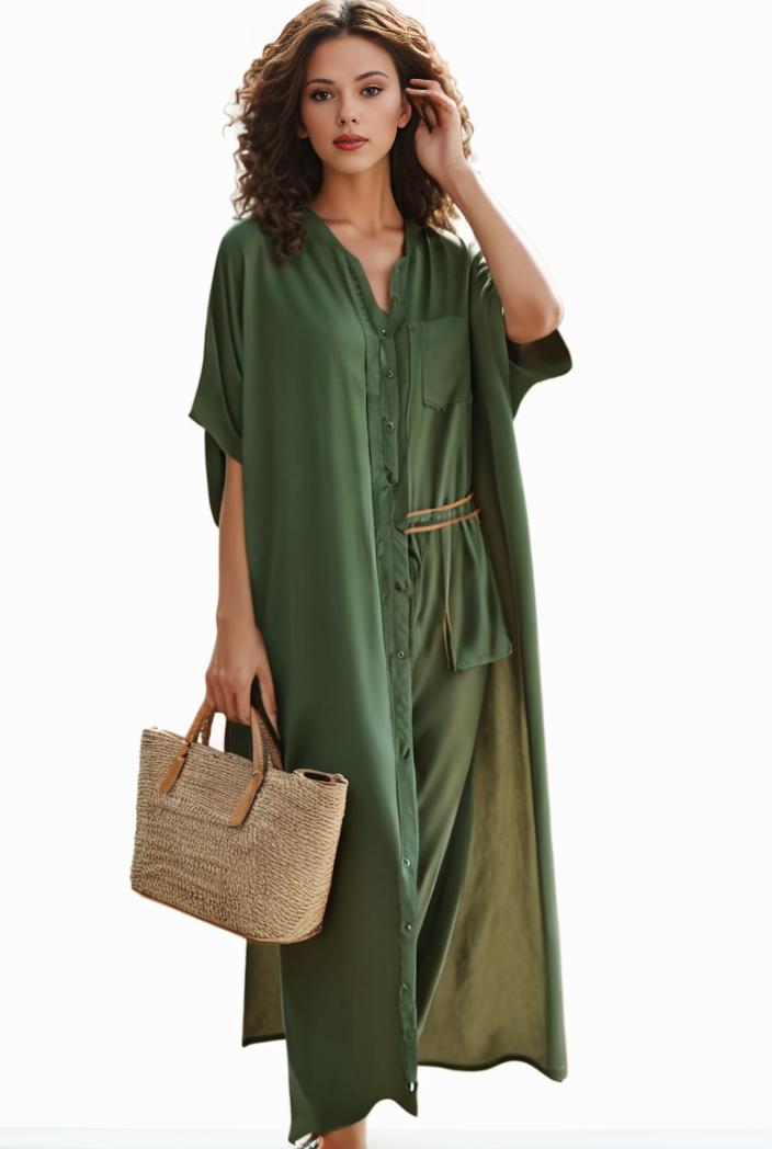 plus size casual dress women s plus solid v neck short sleeve ruffle trim smock dress 138173
