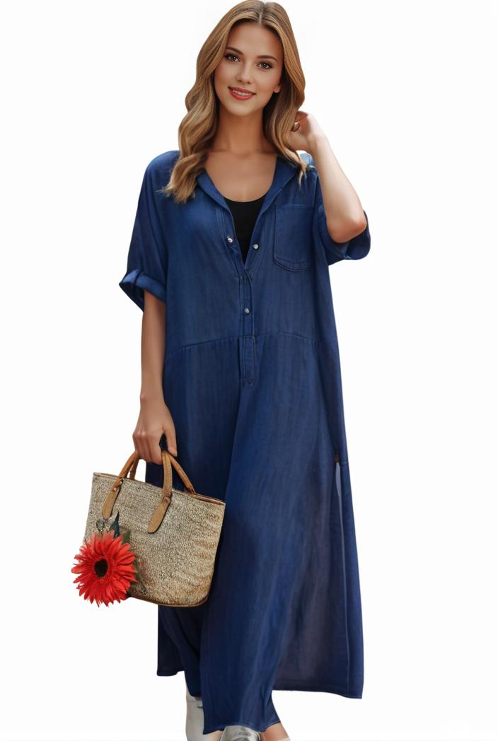 plus size casual dress women s plus solid v neck short sleeve ruffle trim smock dress 138181