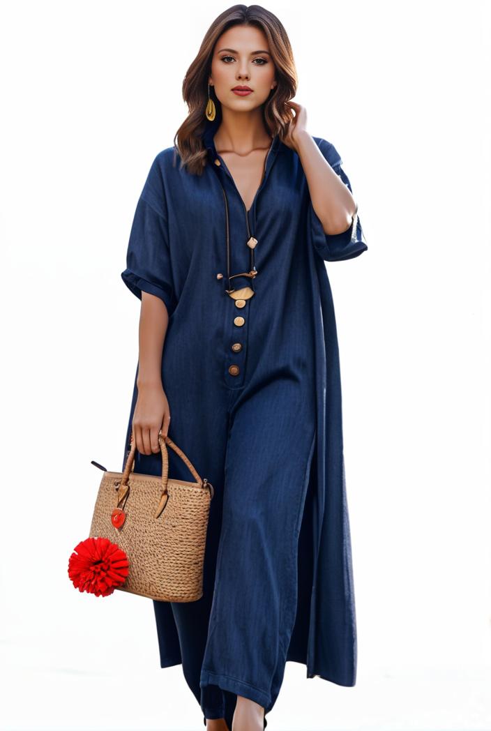 plus size casual dress women s plus solid v neck short sleeve ruffle trim smock dress 138184
