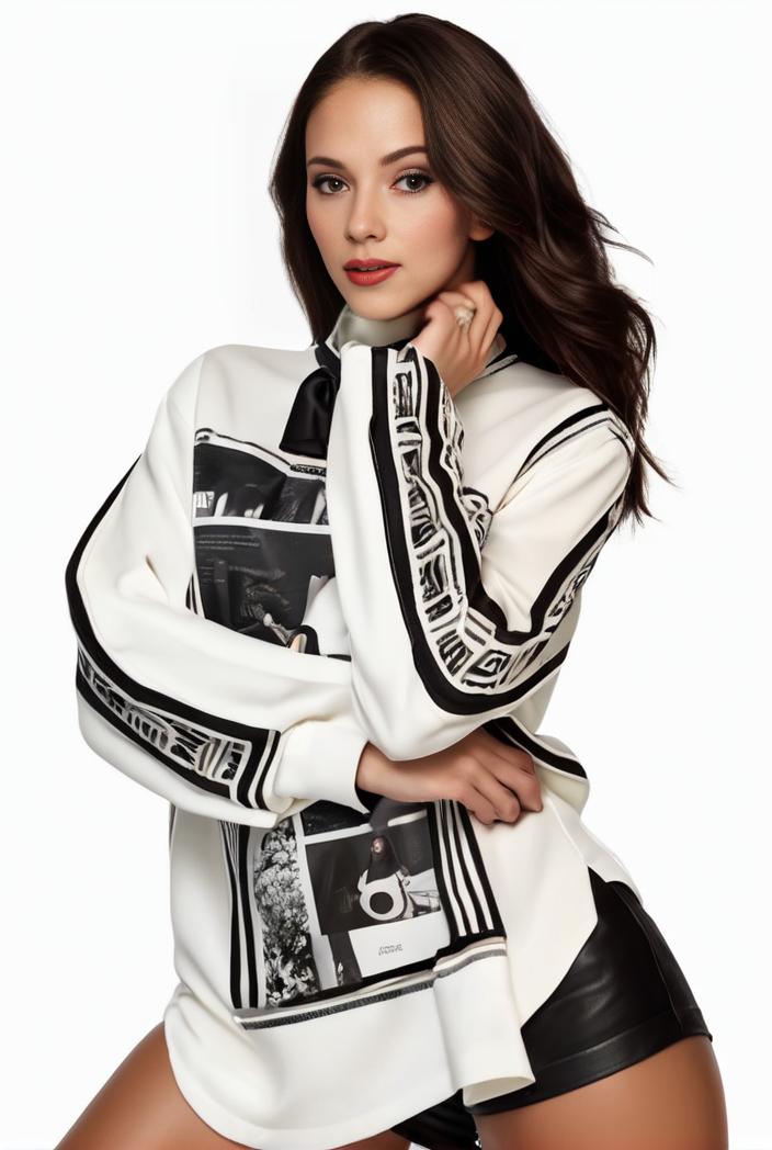 plus size casual sweatshirt women s plus graphic letter print long sleeve round neck slight stretch sweatshirt 138481