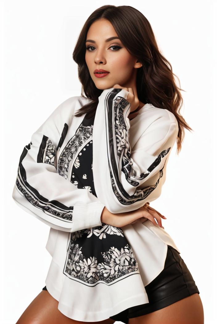 plus size casual sweatshirt women s plus graphic letter print long sleeve round neck slight stretch sweatshirt 138486