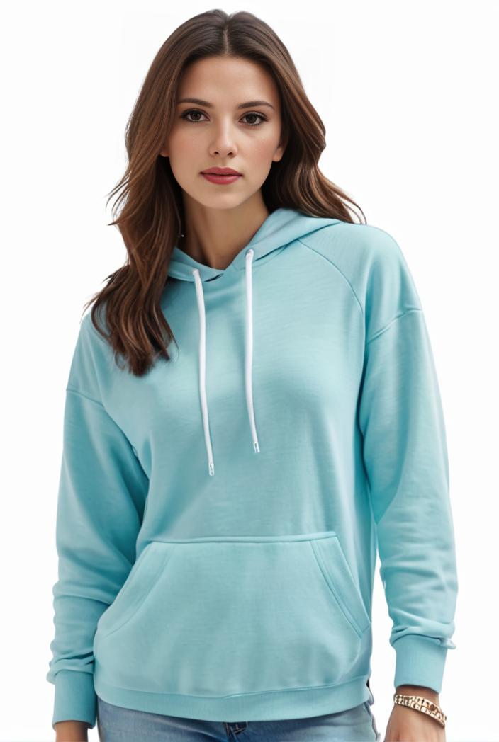 plus size casual sweatshirt women s plus solid cut out long sleeve slight stretch drawstring hoodie with pocket 138547