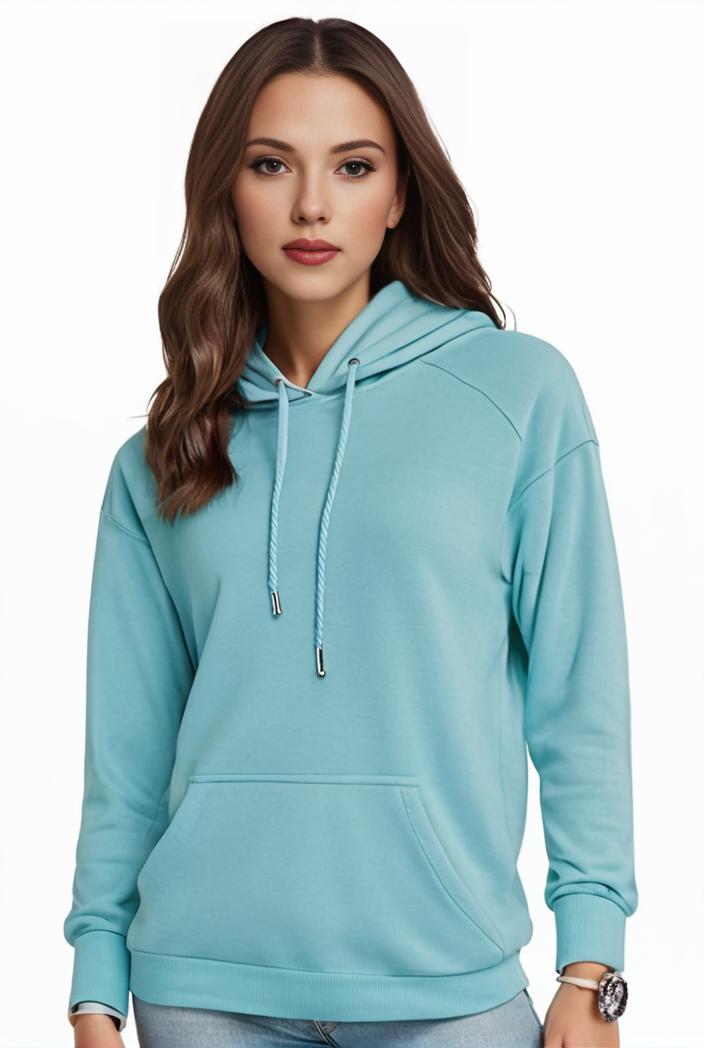 plus size casual sweatshirt women s plus solid cut out long sleeve slight stretch drawstring hoodie with pocket 138552