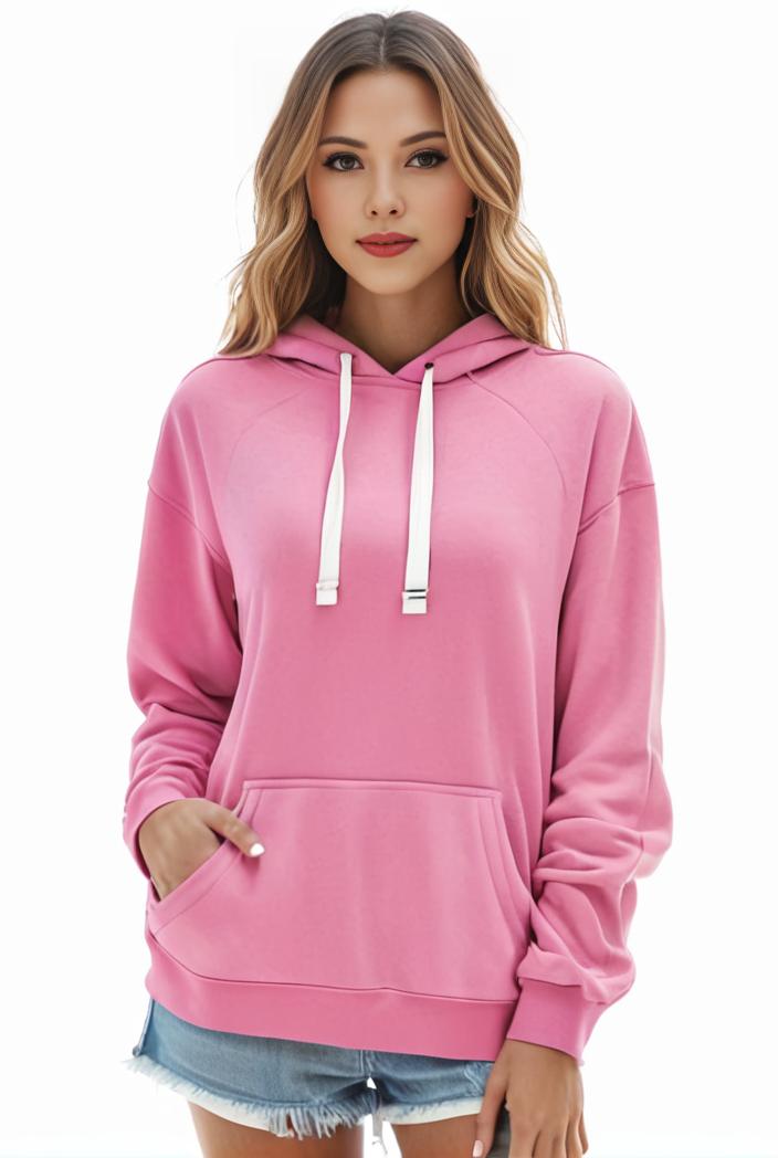 plus size casual sweatshirt women s plus solid cut out long sleeve slight stretch drawstring hoodie with pocket 138554