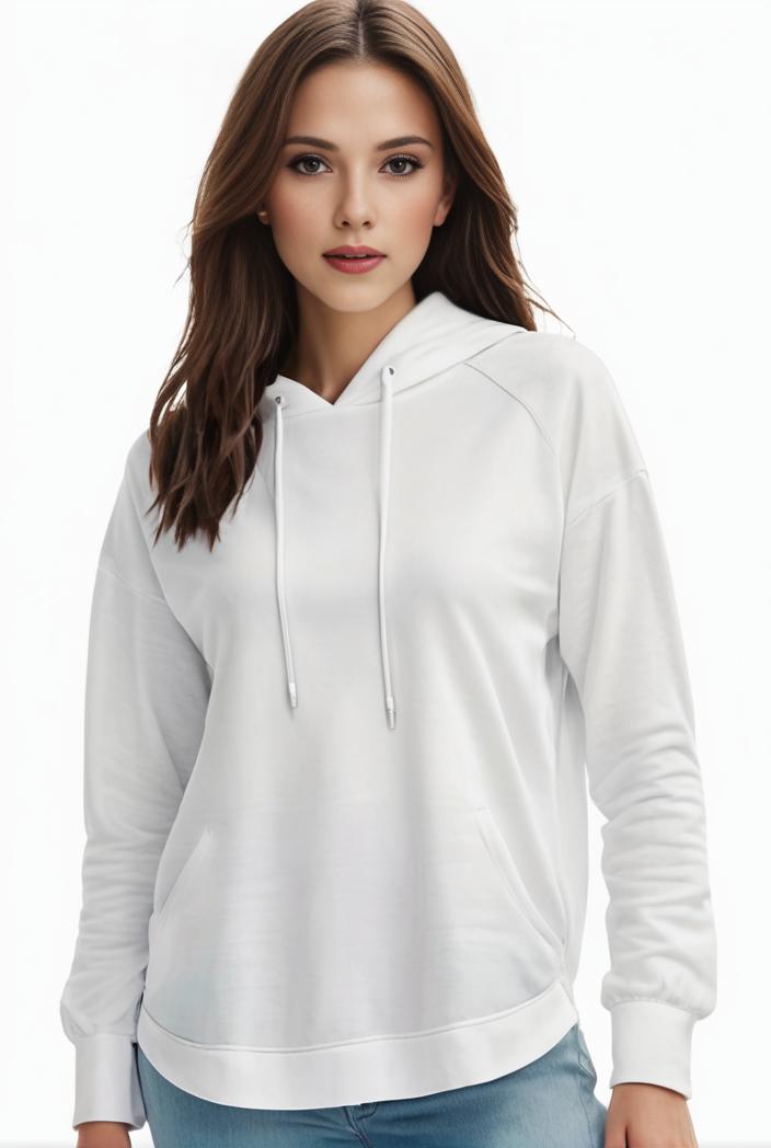 plus size casual sweatshirt women s plus solid cut out long sleeve slight stretch drawstring hoodie with pocket 138564