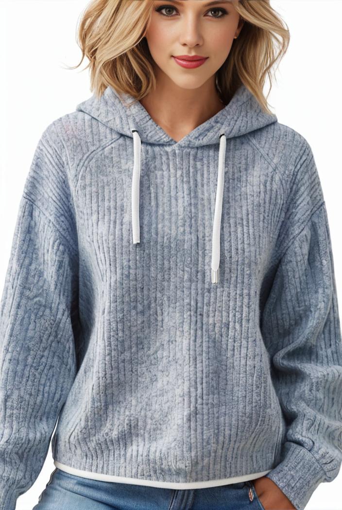 plus size casual sweatshirt women s plus solid waffle long sleeve drawstring hooded pullover sweatshirt with kangaroo pockets casual tops for fall winter women s clothing 138583