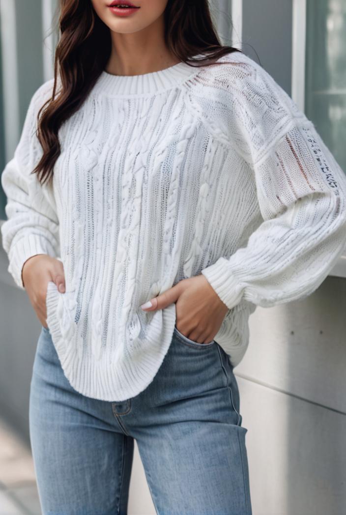 plus size casual sweatshirt women s plus solid waffle pattern long sleeve round neck sweatshirt 138595