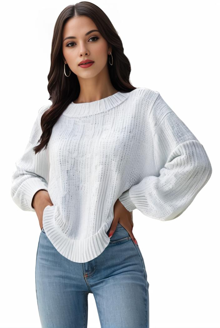 plus size casual sweatshirt women s plus solid waffle pattern long sleeve round neck sweatshirt 138602