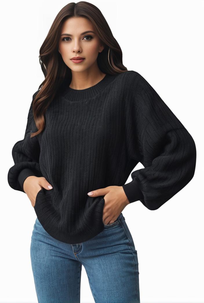 plus size casual sweatshirt women s plus solid waffle pattern long sleeve round neck sweatshirt 138612