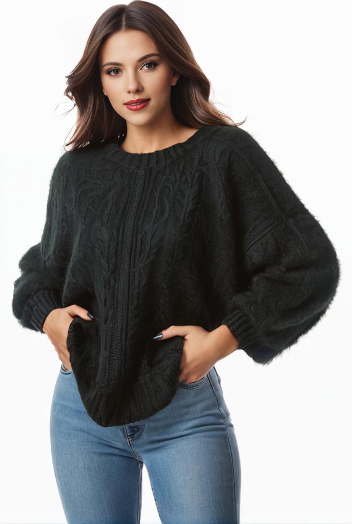 plus size casual sweatshirt women s plus solid waffle pattern long sleeve round neck sweatshirt 138613