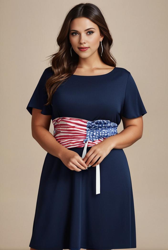 plus size simple chiffon pleated a line round neckline bridesmaid dress 142802