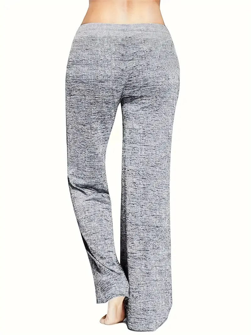 Paw Print Drawstring Loose Pants, Comfy Women's Trousers