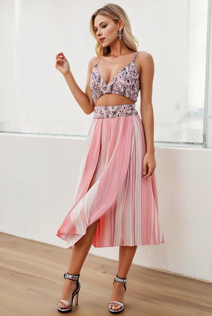 sequin bodice tulle high low evening dress with ribbon waist 145272