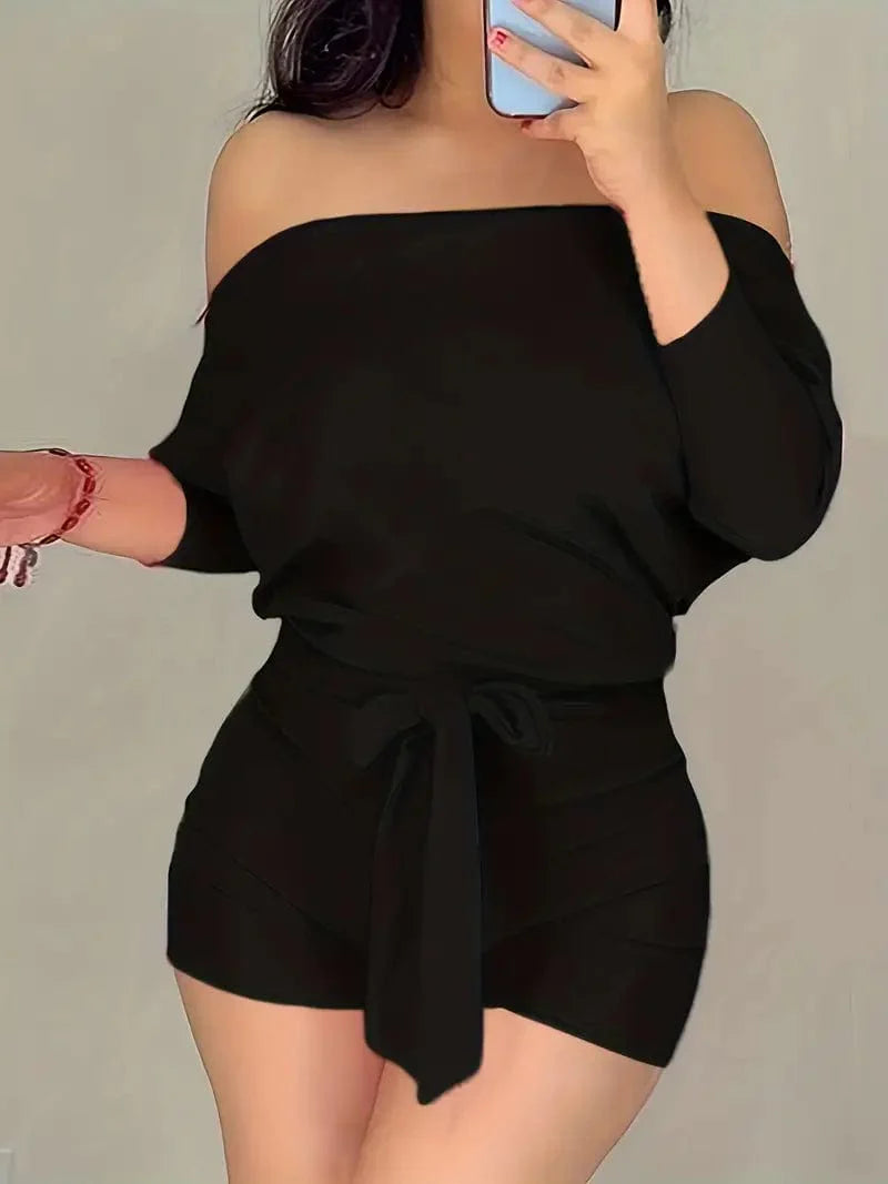 Stylish Off Shoulder Summer Jumpsuit for Women