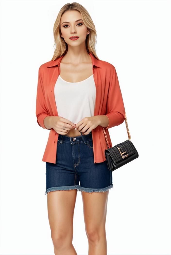 women s solid open front blazer with long sleeves for office wear 139339