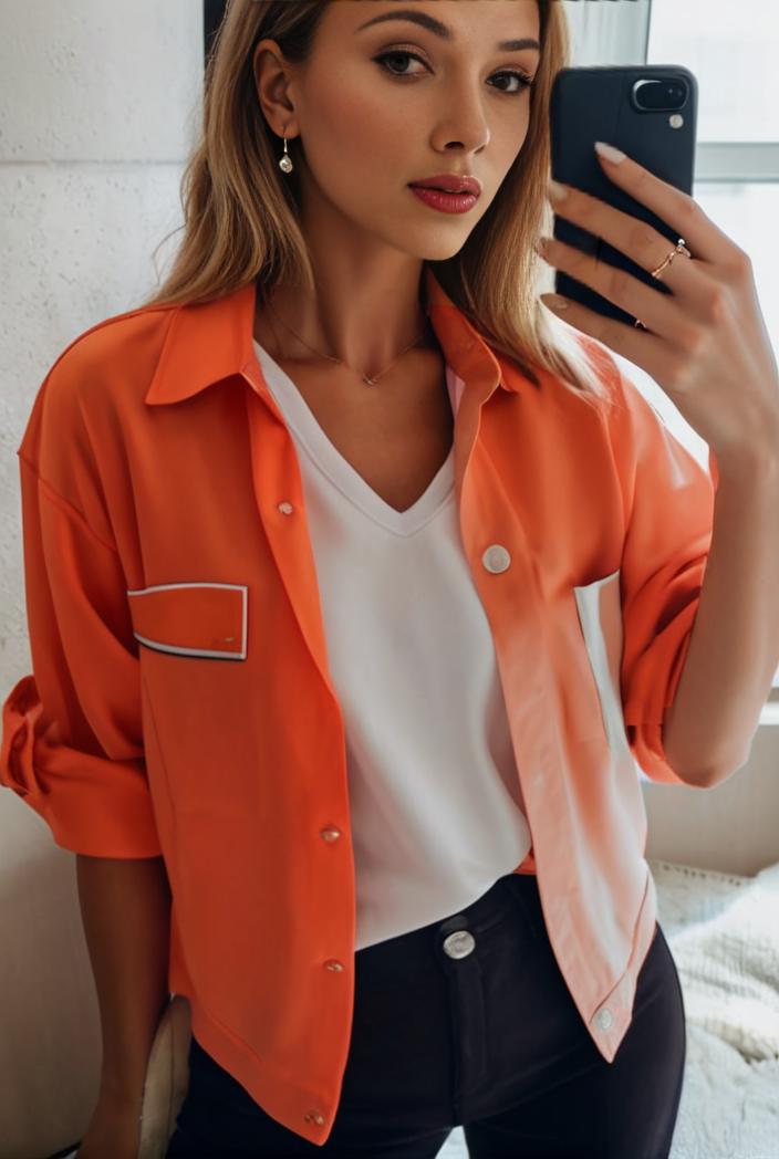women s solid open front blazer with long sleeves for office wear 139357
