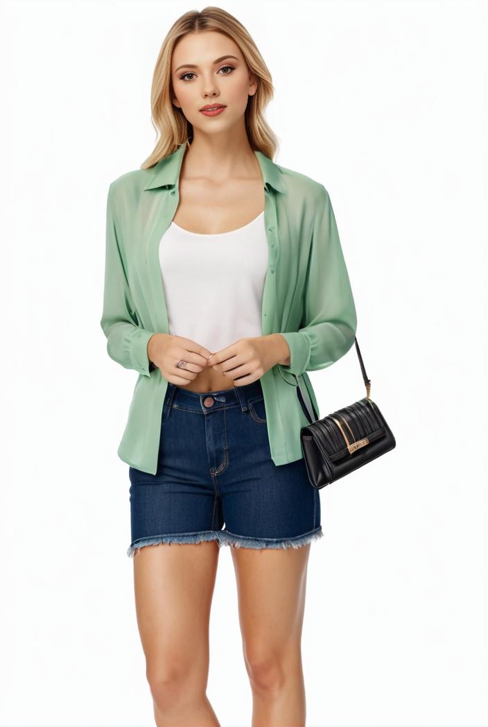 women s solid open front blazer with long sleeves for office wear 139395