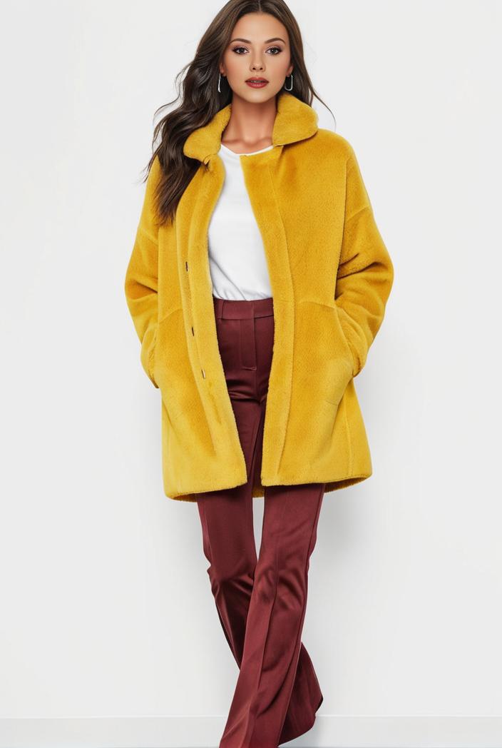 cozy winter teddy coat for women 147595