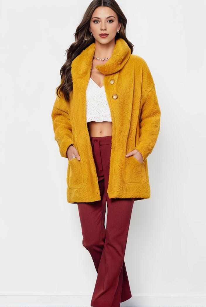 cozy winter teddy coat for women 147597