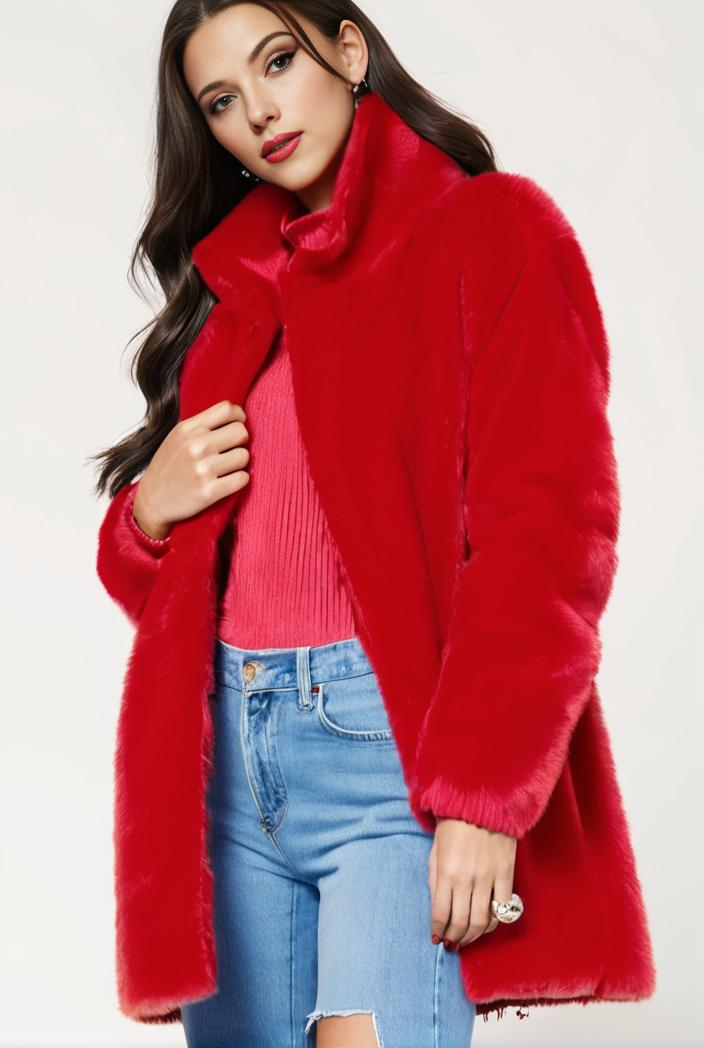 cozy winter teddy coat for women 147627