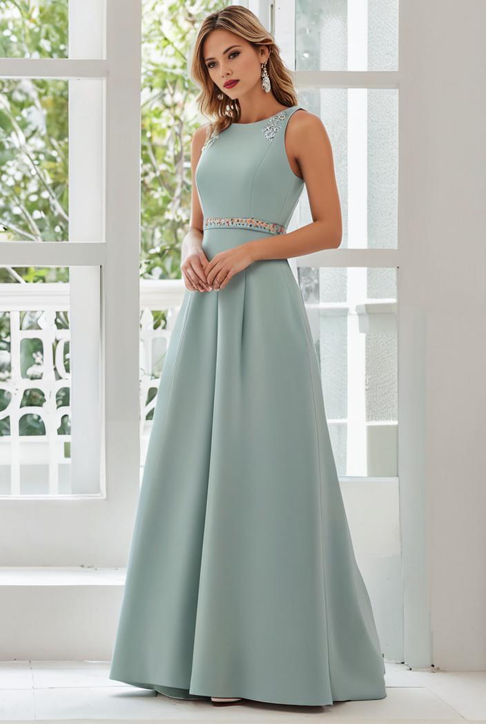 flowy chiffon one shoulder with three straps bridesmaid dress 137392
