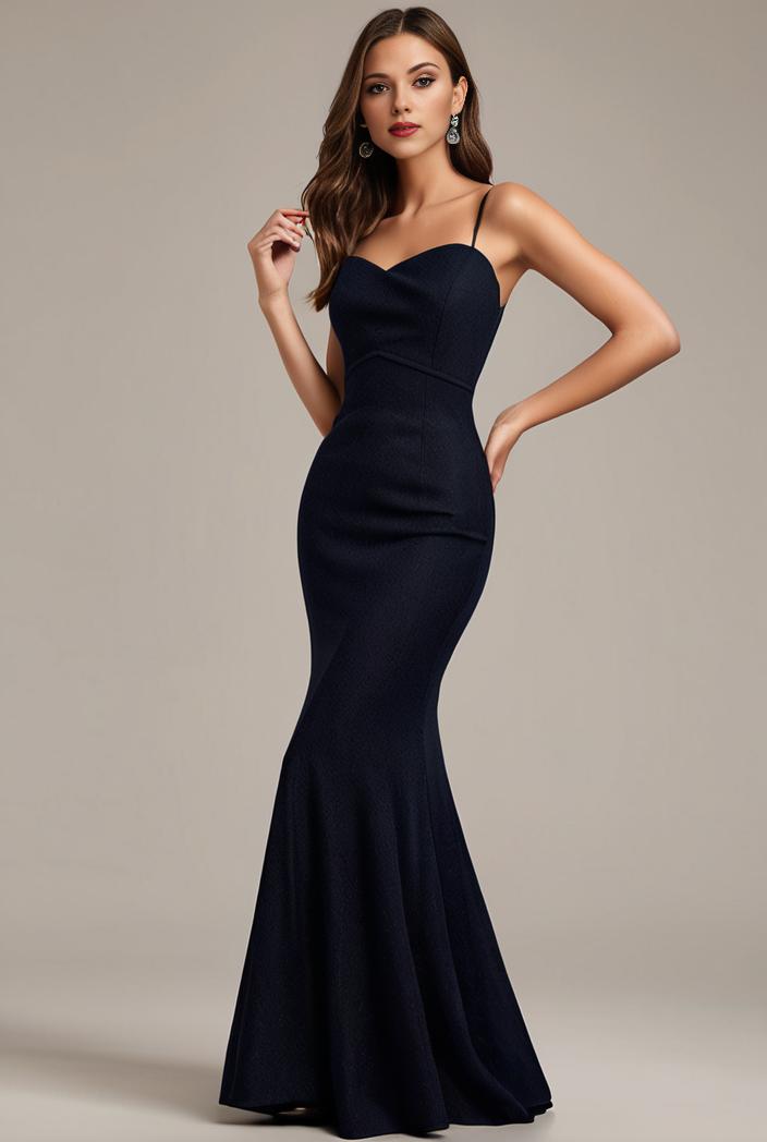 glitter spaghetti strap u veck open back bodycon stretchy evening dress 137798