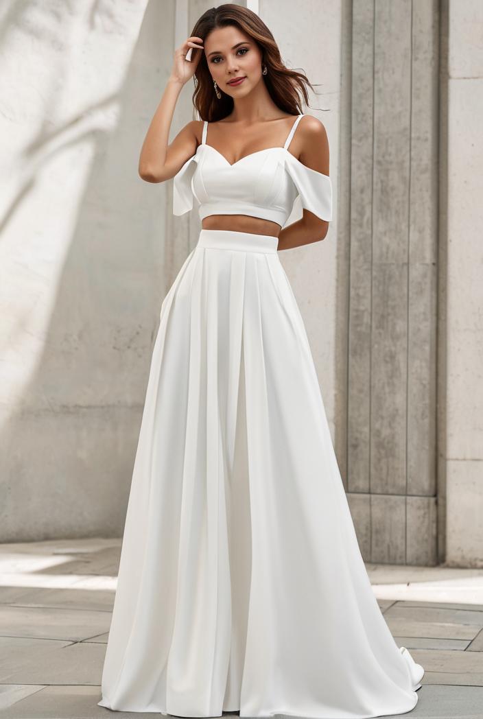 off shoulder spaghetti strap a line maternity dress 141290