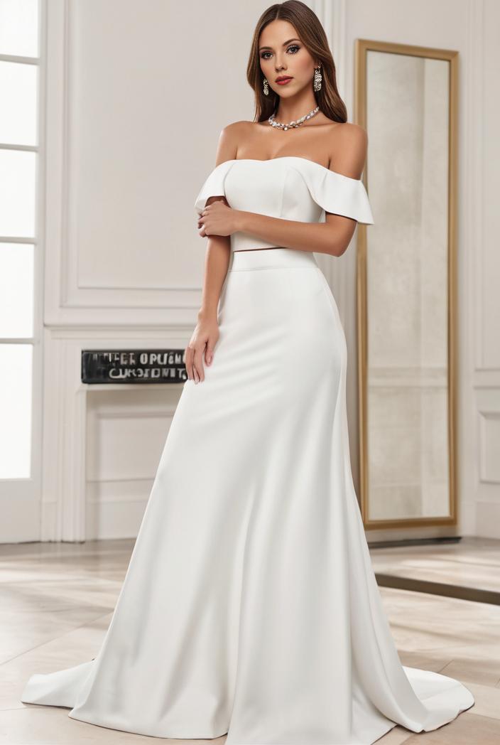 off shoulder spaghetti strap a line maternity dress 141297