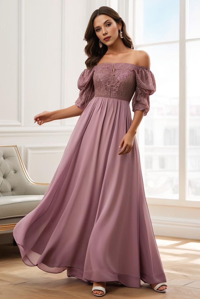 off shoulder spaghetti strap a line maternity dress 141329